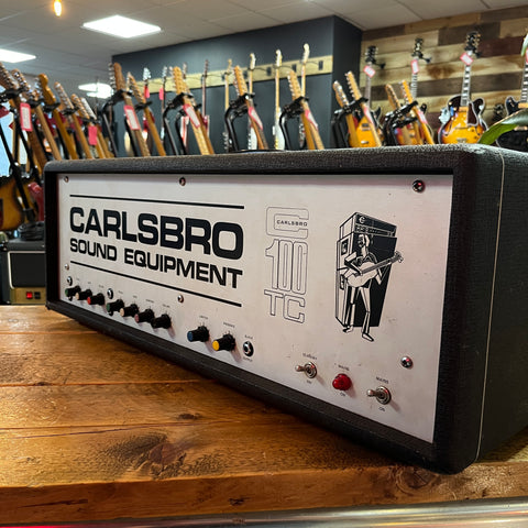Carlsbro 100 TC "Top Cut" 100 watt Guitar Amp Head 1970's