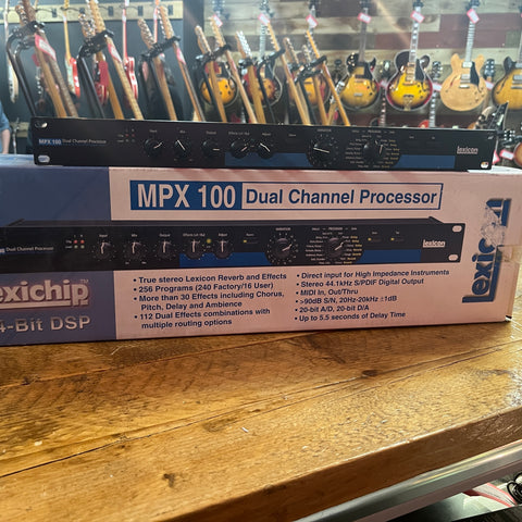 Lexicon MPX 100 Dual Channel Processor 1990s - Black