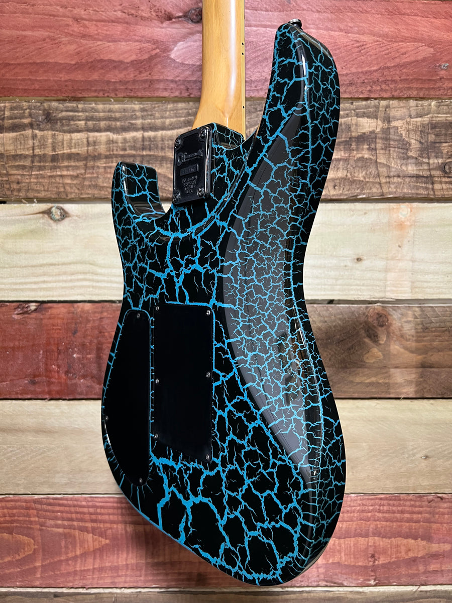 Charvel/Jackson Model 3 DK-065-SSH Custom Blue Crackle 1980s