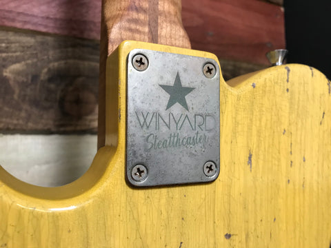 Winyard Stealthcaster SSS T6 Butterscotch 2023