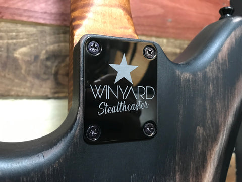 Winyard Stealthcaster HH J6 Blackheart 2023