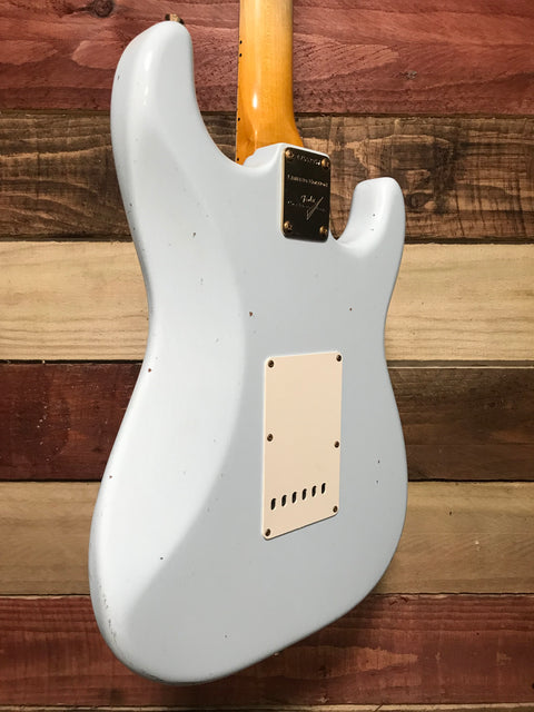 Fender Custom Shop '62 Stratocaster Reissue Journeyman Relic Sonic Blue 2021