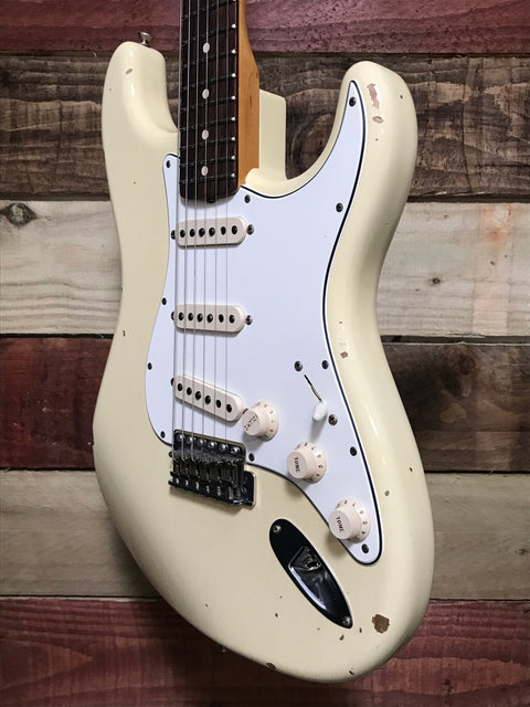 Fender Custom Shop '63 Reissue Stratocaster Relic Vintage White 2019