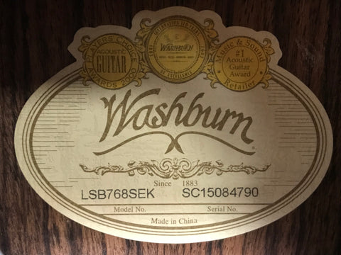 Washburn LSB768SEK Baritone Deadnaught 2015