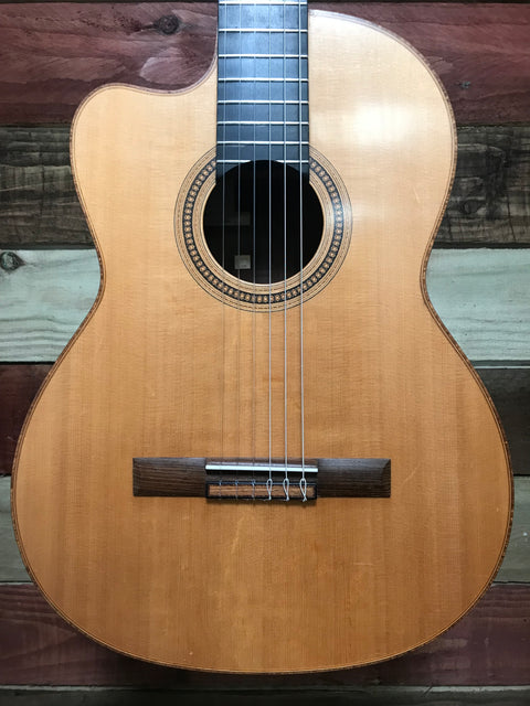Lowden Master Built By George Lowden #353 Concert Classic Brazilian Left Hand 2001 - Natural