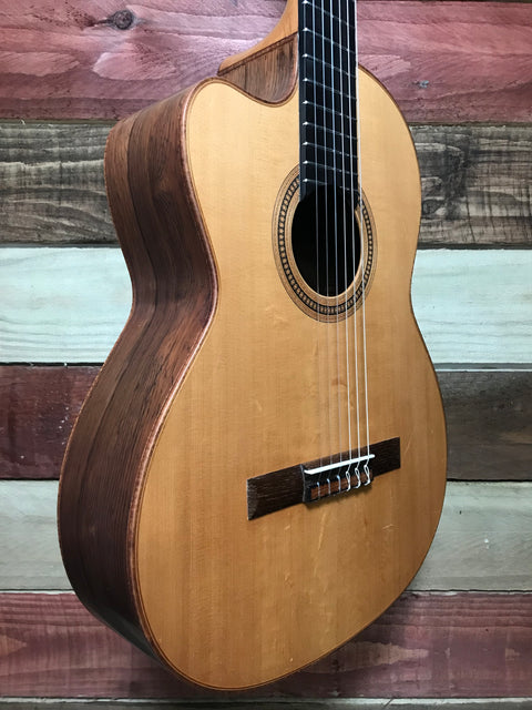 Lowden Master Built By George Lowden #353 Concert Classic Brazilian Left Hand 2001 - Natural