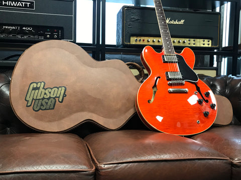 Gibson 'Limited Edition' ES-335 Figured Dot Orange Sunrise 1996