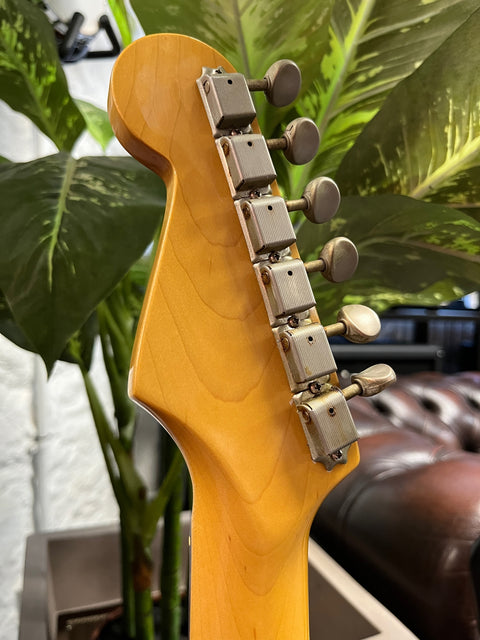 1994 Fender MIJ 62 Reissue Foto Flame Stratocaster Blonde W/ Rosewood Neck
