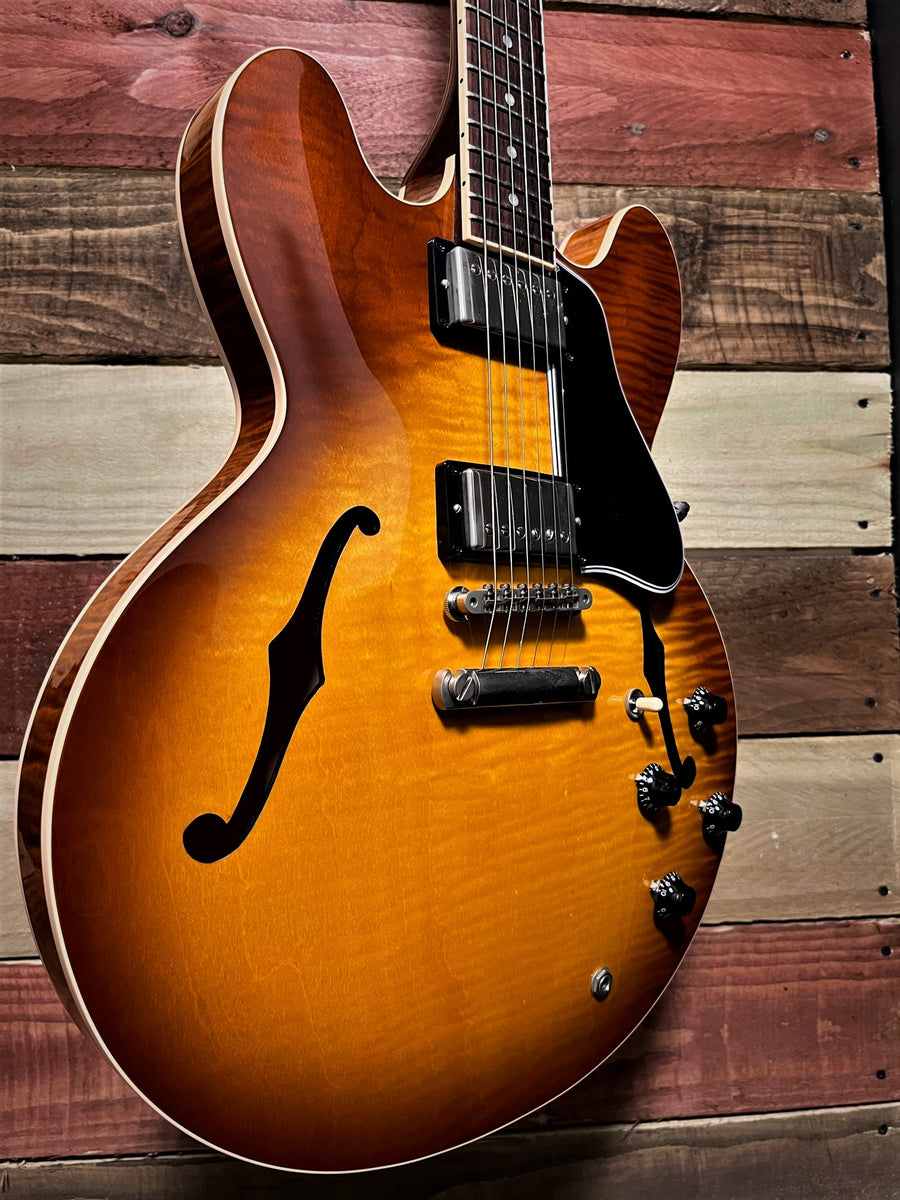 【美品】Gibson ES-335 DOT 2004年製 Gibson ES-335 Dot Reissue 2004 Light Burst Figured Top 2004