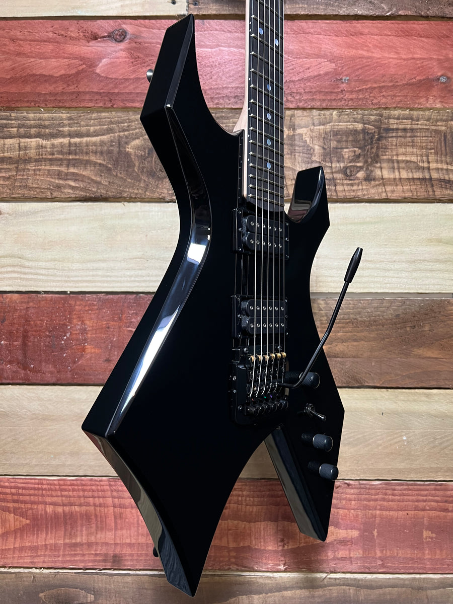 B.C. Rich Stranger Things “Eddie's” NJ Warlock Black 2022 – MotoMusic