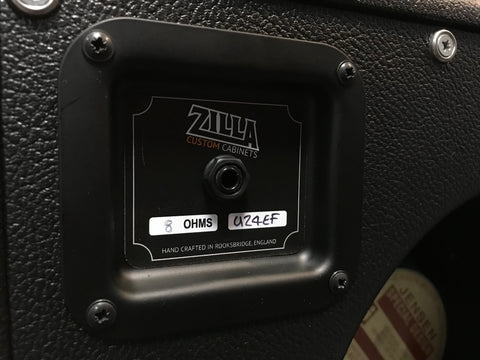 Zilla Cabs Compact 1x12" Cabinet - Black