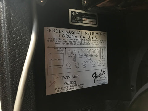 Fender 'Evil' Twin-Amp 2x12" 100w Combo