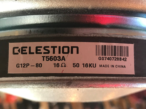 Celestion G12P-80 Seventy 80 12" 80-Watt 16ohm Speaker