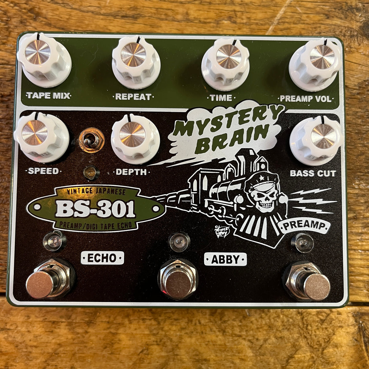 mystery brain pedal Nocturne BS-301 Mystery Brain Vintage Japanese Preamp/Digital Tape Ech – MotoMusic
