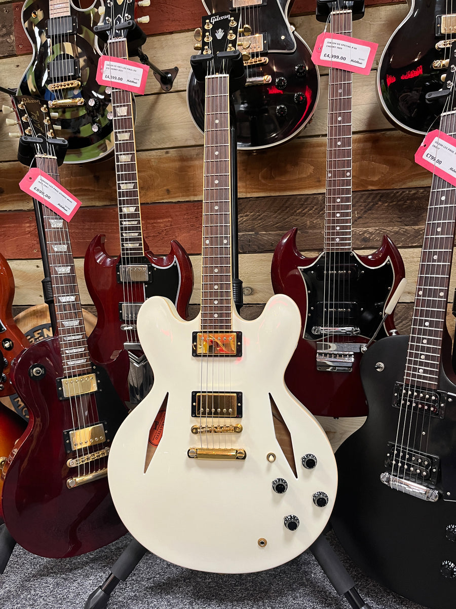 2006 Gibson ES-335 Diamond White Pearl – MotoMusic