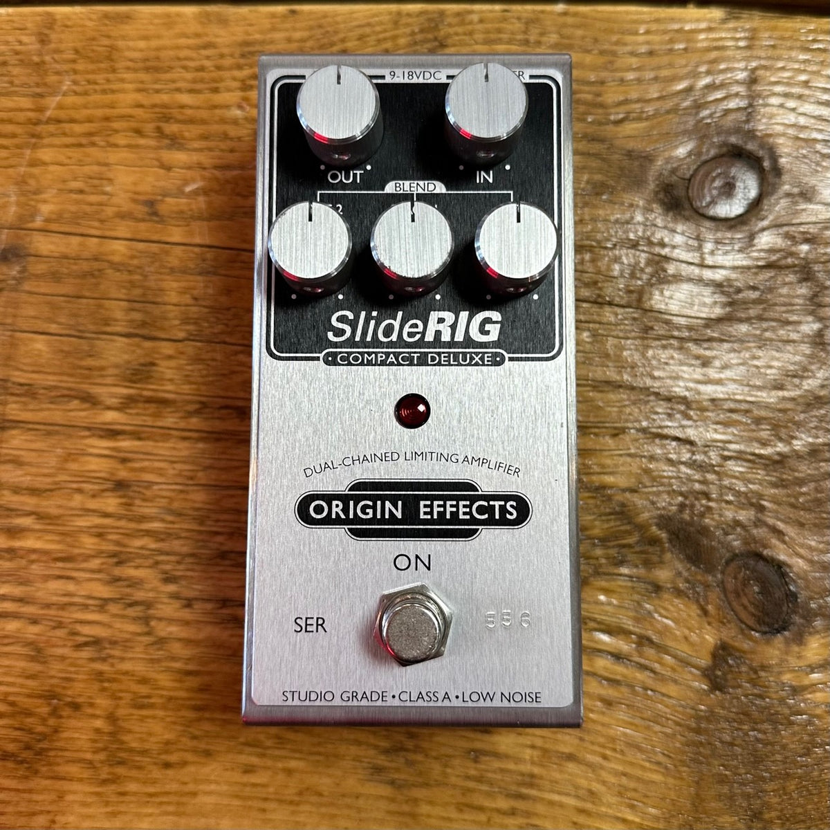 Origin Effects SlideRIG Compact Deluxe Compressor Pedal MotoMusic
