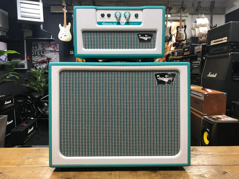 Tone King Gremlin Head & Imperial 112 Cabinet in Turquoise