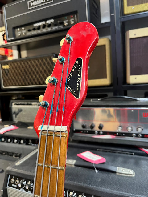 Burns Sonic Bass Red 1962