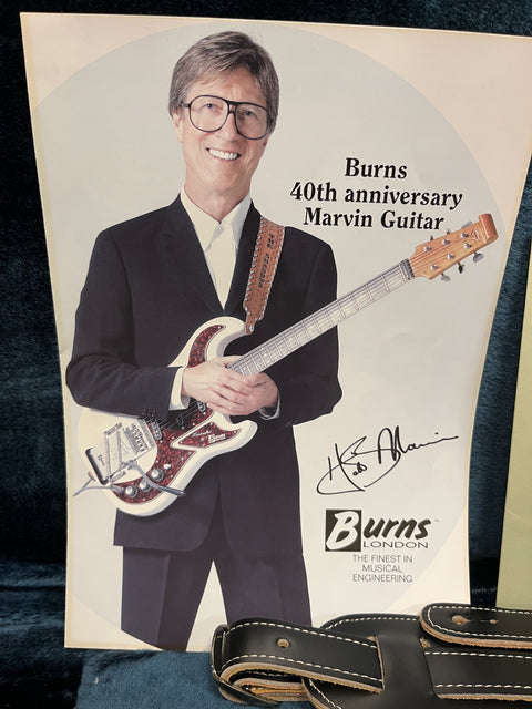 Burns The Marvin 40th anniversary legend Shadows White Number 493/2004