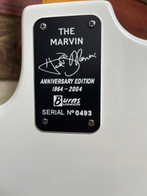 Burns The Marvin 40th anniversary legend Shadows White Number 493/2004