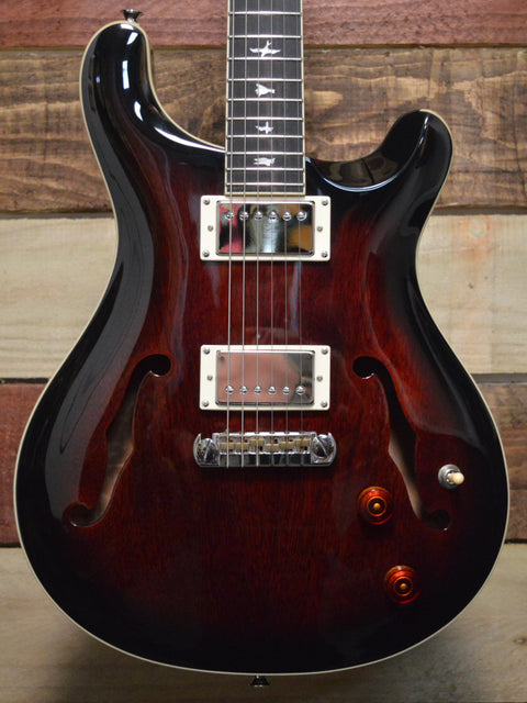 PRS SE Hollowbody Standard Fire Red Burst 2022