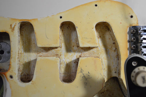1977 Fender Stratocaster Left-Handed Olympic White Maple Neck