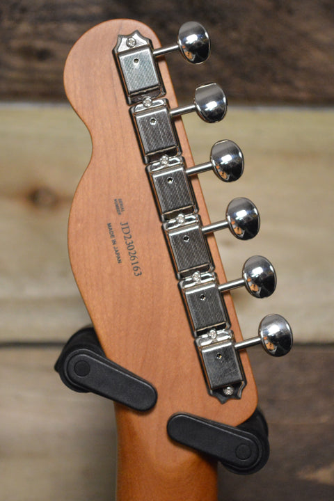 Fender MIJ FSR Hybrid II Telecaster Quilt Top Aqua Blue 2023