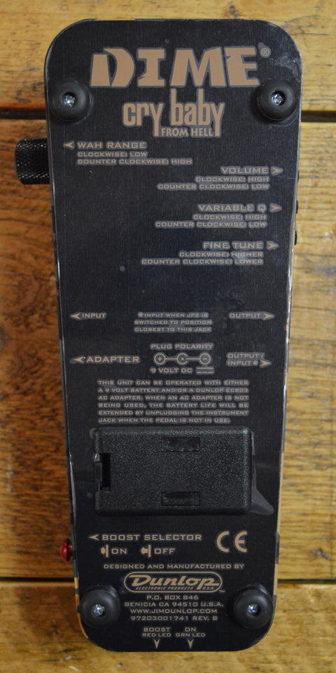 Dunlop DB01 Dimebag Signature Cry Baby From Hell Wah Camo