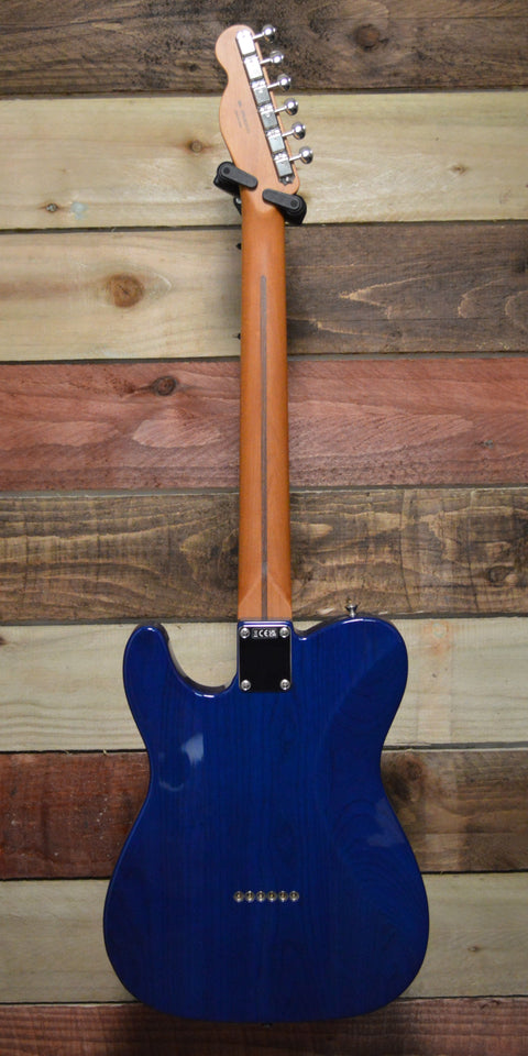 Fender MIJ FSR Hybrid II Telecaster Quilt Top Aqua Blue 2023