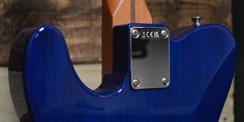 Fender MIJ FSR Hybrid II Telecaster Quilt Top Aqua Blue 2023