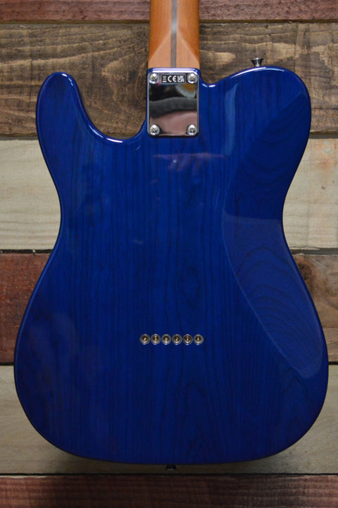 Fender MIJ FSR Hybrid II Telecaster Quilt Top Aqua Blue 2023