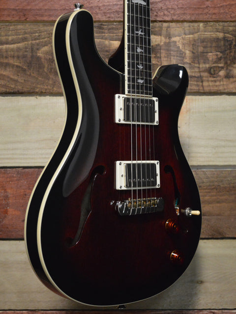 PRS SE Hollowbody Standard Fire Red Burst 2022