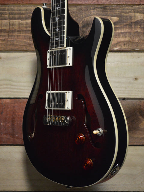 PRS SE Hollowbody Standard Fire Red Burst 2022