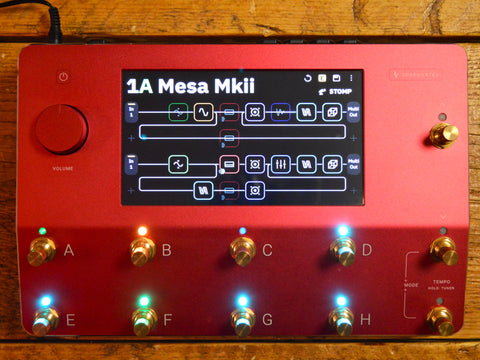 Neural DSP Limited Edition Quad Cortex Red/Gold (w/Box & Case!)