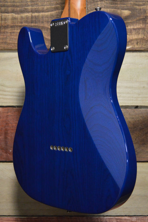 Fender MIJ FSR Hybrid II Telecaster Quilt Top Aqua Blue 2023