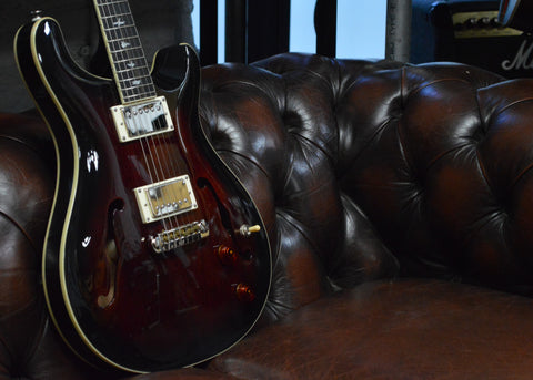 PRS SE Hollowbody Standard Fire Red Burst 2022