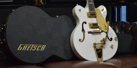 Gretsch G5422TG Electromatic Double Cutaway Hollow Body with Bigsby, Gold Hardware Snow Crest White 2021