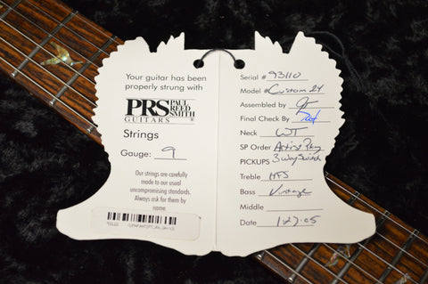 PRS Custom 24 20th Anniversary Artist Package Raspberry 2005
