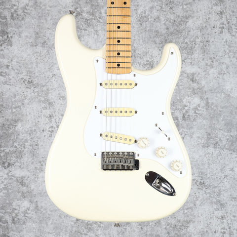 Squier MIJ Standard Stratocaster Maple Fretboard Arctic White 1980s