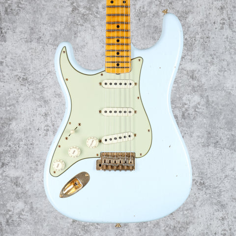 Fender Custom Shop '62 Stratocaster Reissue Journeyman Relic Sonic Blue 2021