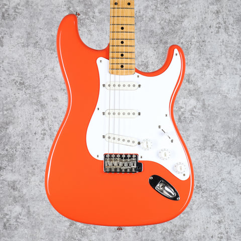 Squier Hank Marvin Stratocaster Fiesta Red 1990