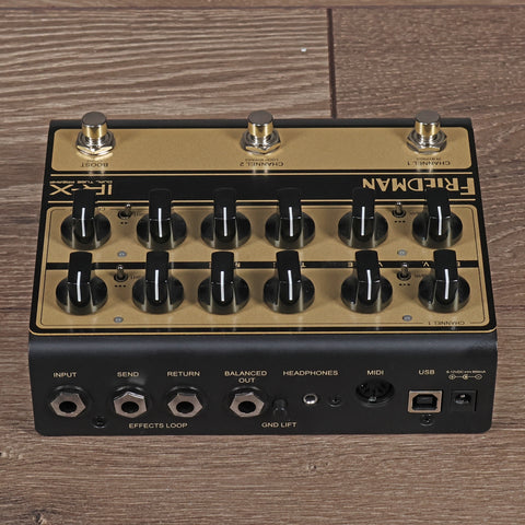 Friedman IR-X Dual Tube Preamp 2025 Gold / Black