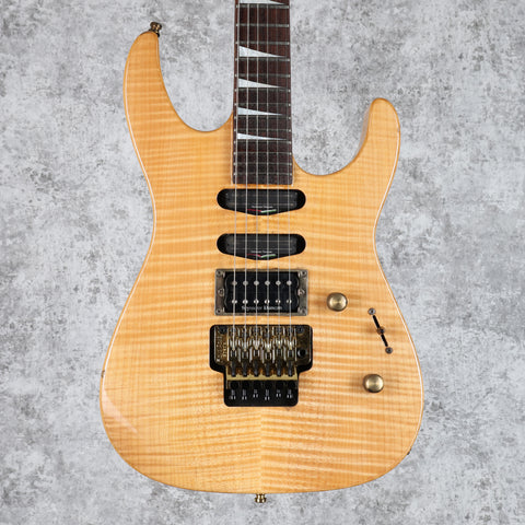 Jackson SL-3 Soloist Thru Neck HSS Natural Flame 1990's