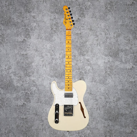 G&L ASAT Classic Bluesboy Semi-Hollow Blonde Left-Handed