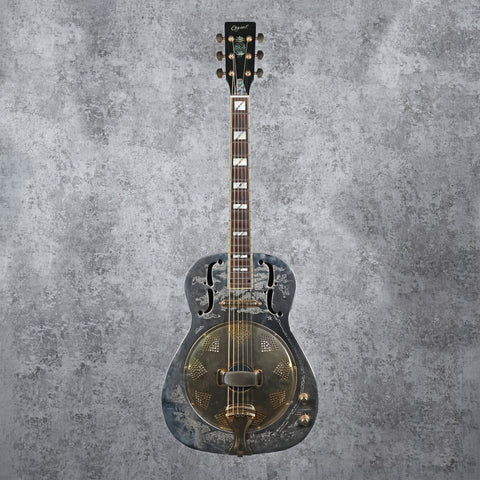 Ozark 3515BTE Engraved Thinline Electric Resonator Chrome