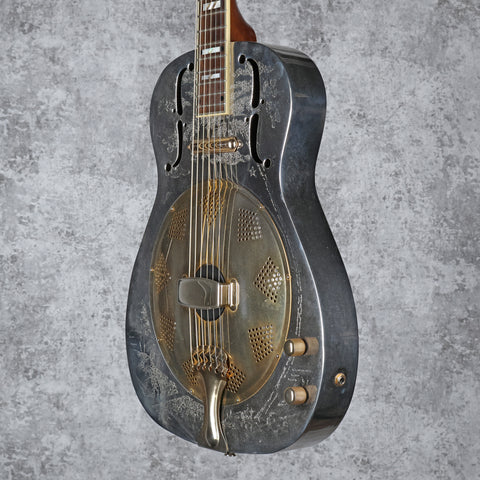Ozark 3515BTE Engraved Thinline Electric Resonator Chrome