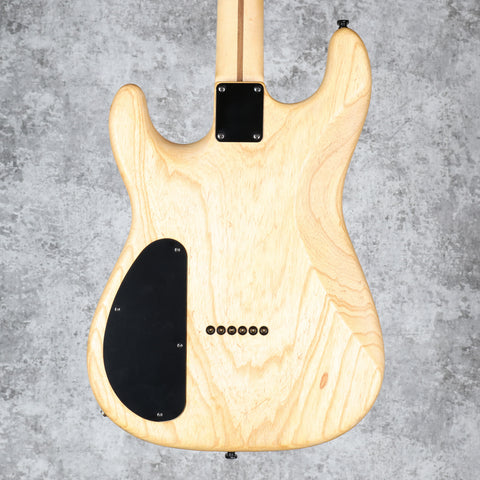 Warmoth S Style Solid Light weight Acoustic Electric Mi-Si Acoustic Trio 2013 - Natural Ash