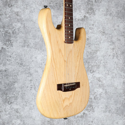 Warmoth S Style Solid Light weight Acoustic Electric Mi-Si Acoustic Trio 2013 - Natural Ash
