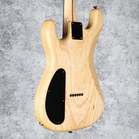 Warmoth S Style Solid Light weight Acoustic Electric Mi-Si Acoustic Trio 2013 - Natural Ash
