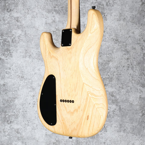 Warmoth S Style Solid Light weight Acoustic Electric Mi-Si Acoustic Trio 2013 - Natural Ash